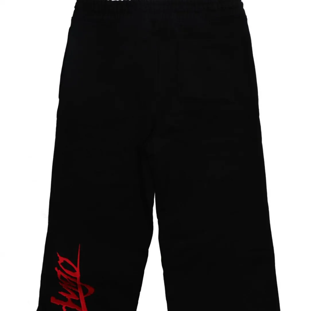 dlogopante_nero_2.webp Hugo Abbigliamento Tute-DLOGOPANTE Nero
