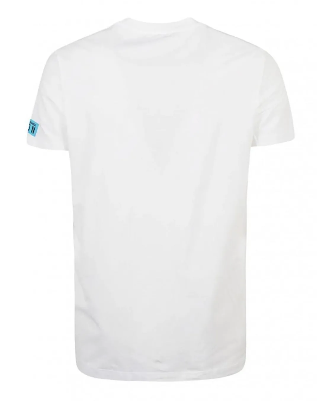 dm_basic_tshirt_bianco_az_2.webp Dsquared2 Uomo T-Shirt-D9M204480 BASIC T-SHIRT Bianco Azzurro