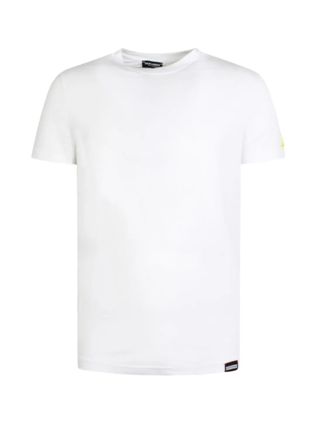 dm_basic_tshirt_bianco_gi_0.webp Dsquared2 Uomo T-Shirt-D9M204480 BASIC T-SHIRT Bianco Giallo