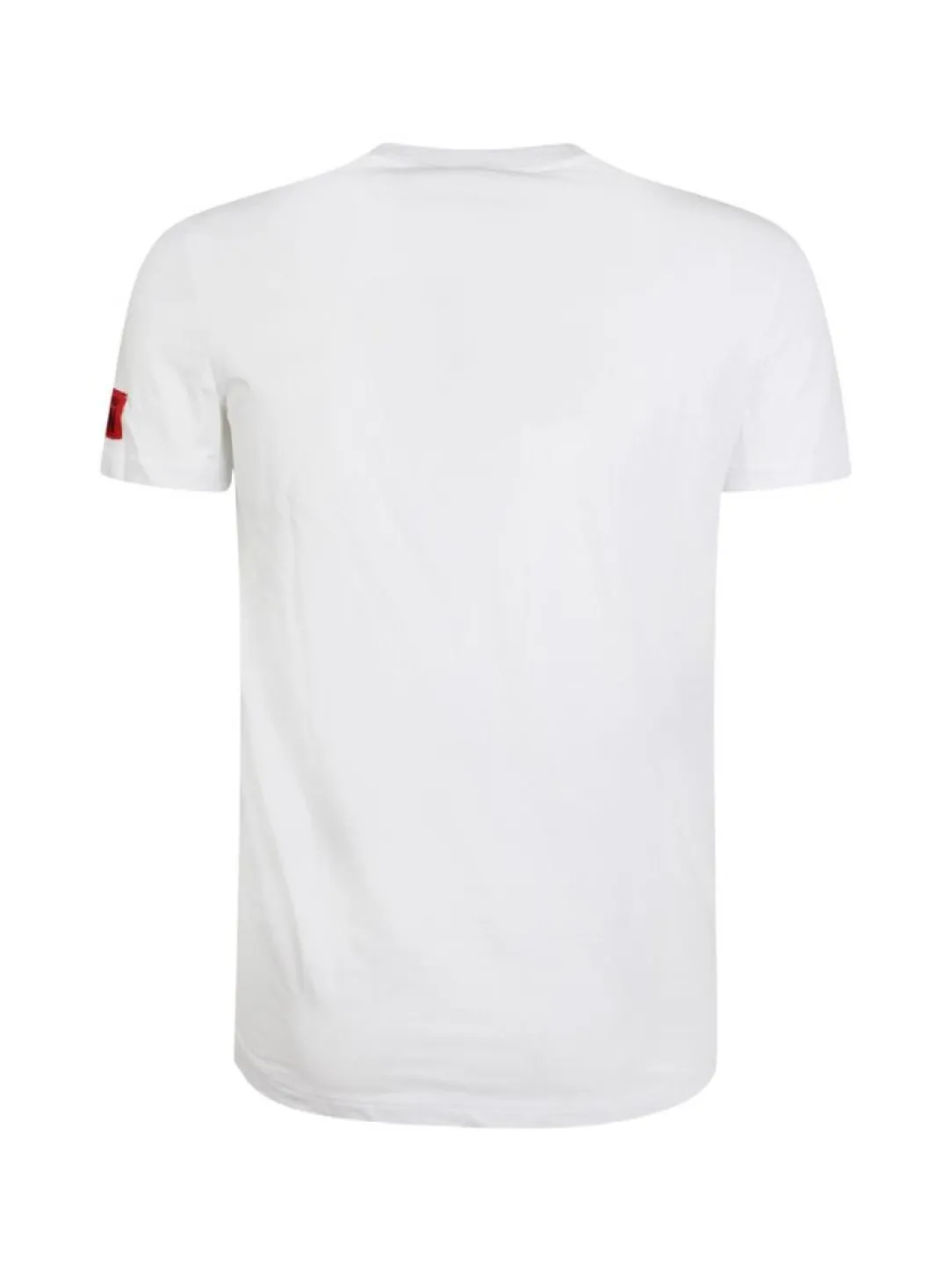 dm_basic_tshirt_bianco_ro_2.webp Dsquared2 Uomo T-Shirt-D9M204480 BASIC T-SHIRT Bianco Rosso