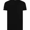 Dsquared2 Uomo T-Shirt-D9M204480 BASIC T-SHIRT Nero Bianco
