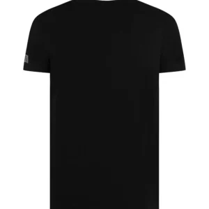 Dsquared2 Uomo T-Shirt-D9M204480 BASIC T-SHIRT Nero Bianco