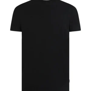 Dsquared2 Uomo T-Shirt-D9M204480 BASIC T-SHIRT Nero Giallo