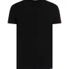 Dsquared2 Uomo T-Shirt-D9M204480 BASIC T-SHIRT Nero Rosso