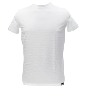 Dsquared2 Uomo T-Shirt-D9M20551 T-SHIRT MONOGRAM Bianco