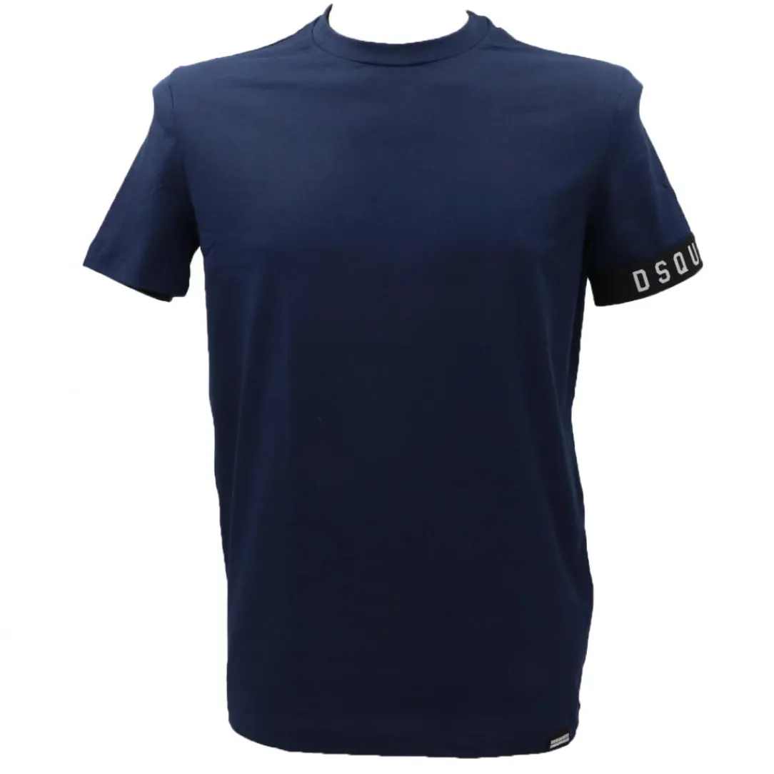 dms_rn_tshirt_blu_0.webp Dsquared2 Uomo T-Shirt-D9M3S5400 RN T-SHIRT Blu
