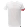 Dsquared2 Uomo T-Shirt-D9M3S5130 ROUND NECK T-SHIRT Bianco Rosso