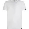 Dsquared2 Uomo T-Shirt-D9M3S4530 T-SHIRT BASIC Bianco