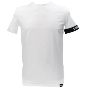 Dsquared2 Uomo T-Shirt-D9M3S546 T-SHIRT Bianco