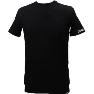 Dsquared2 Uomo T-Shirt-D9M3S546 T-SHIRT Nero