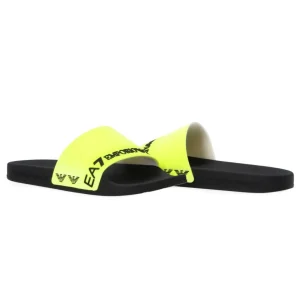 Emporio Armani Uomo Scarpe Mare-Ea7 pool slide XCp011 Giallo fluo