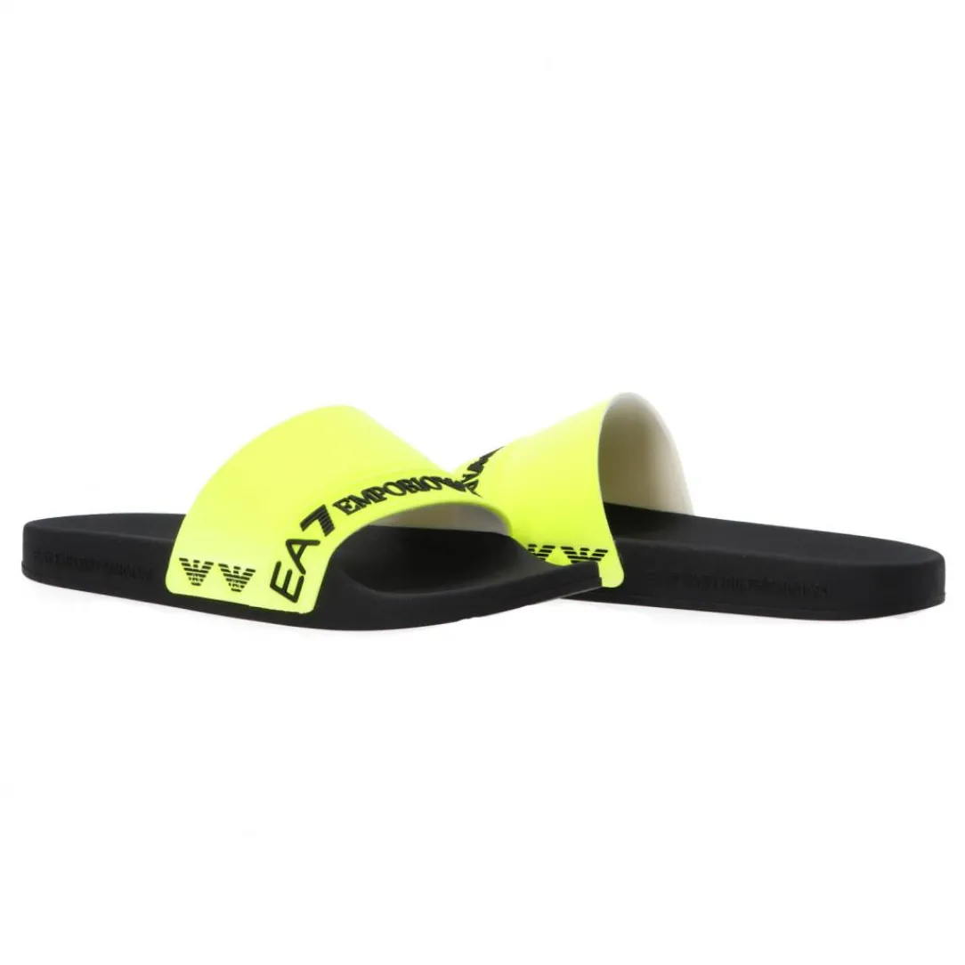 ea_pool_slide_xcp_giallo__2.webp Emporio Armani Uomo Scarpe Mare-Ea7 pool slide XCp011 Giallo fluo