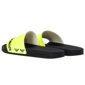 Emporio Armani Uomo Scarpe Mare-Ea7 pool slide XCp011 Giallo fluo