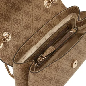 Guess Donna Borse A Spalla-ECO ERICA CNVRTBLE XBODY FLAP Beige
