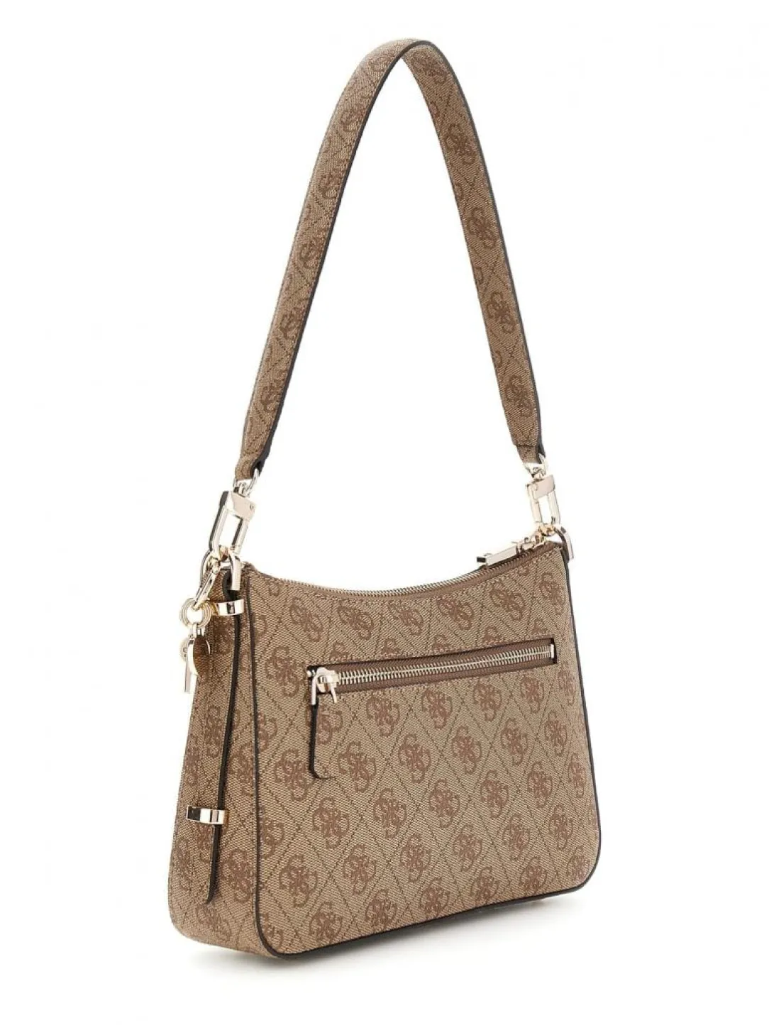 eco_erica_top_zip_shoulde_2-1.webp Guess Donna Borse A Spalla-ECO ERICA TOP ZIP SHOULDER BAG Beige