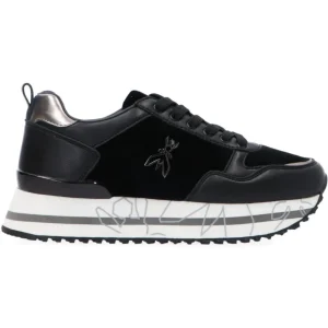 Patrizia Pepe Girl Donna Sneakers-Ecoleather tessuto PPJ859 Nero