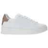 Gaelle Paris Donna Sneakers | Sneakers-Ecopelle rubber patch linea GACA Marrone suede