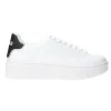 Gaelle Paris Donna Sneakers | Sneakers-Ecopelle rubber patch linea GACA Bianco nero