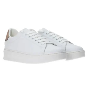 Gaelle Paris Donna Sneakers | Sneakers-Ecopelle rubber patch linea GACA Marrone suede
