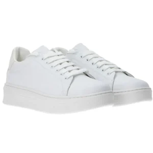 Gaelle Paris Donna Sneakers | Sneakers-Ecopelle rubber patch linea GACA bianco suede
