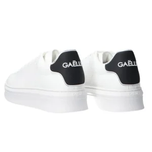 Gaelle Paris Donna Sneakers | Sneakers-Ecopelle rubber patch linea GACA Bianco nero