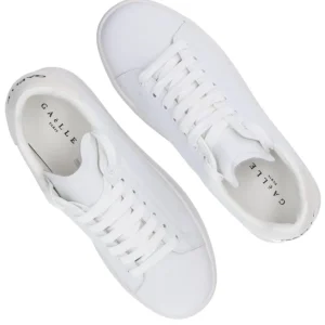 Gaelle Paris Donna Sneakers | Sneakers-Ecopelle rubber patch linea GACA bianco suede