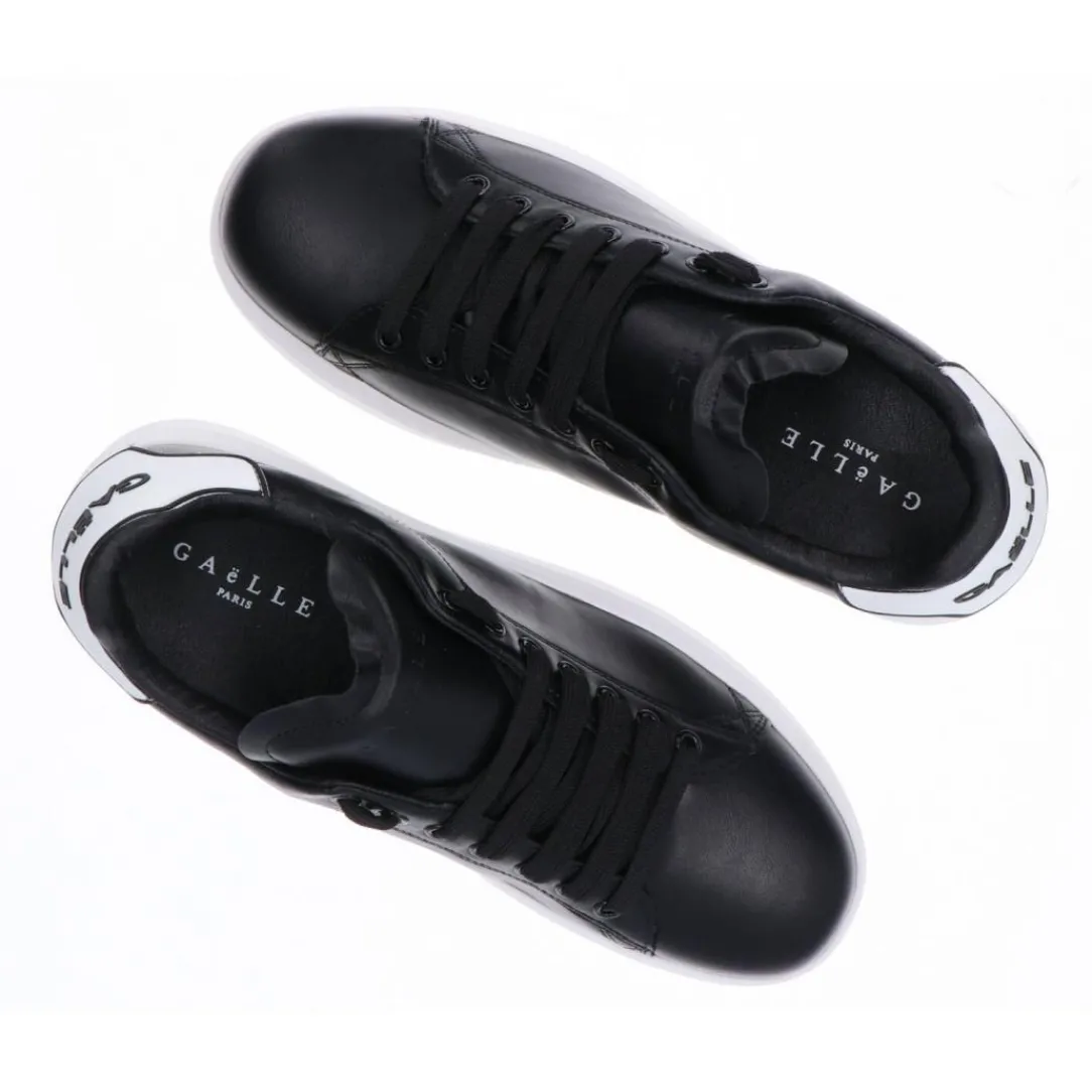 ecopelle_rubber_patch_lin_4-5.webp Gaelle Paris Donna Sneakers | Sneakers-Ecopelle rubber patch linea GACA Nere dietro bianco