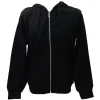 Disclaimer Uomo Felpe-24EDS54248 FULL ZIP Nero