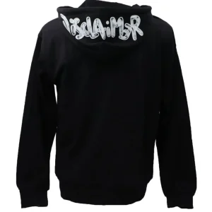 Disclaimer Uomo Felpe-24EDS54248 FULL ZIP Nero