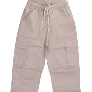 Disclaimer Abbigliamento Pantaloni-24EDS54244 GABARDINE CARGO Beige