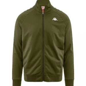Kappa Uomo Felpe-301EFUO BANDA ANNISTON SLIM Militare