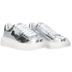 Guess Donna Sneakers-Elbina FLJELB FAL12 Leather Argento