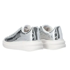 Guess Donna Sneakers-Elbina FLJELB FAL12 Leather Argento