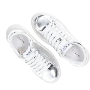 Guess Donna Sneakers-Elbina FLJELB FAL12 Leather Argento