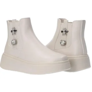 Gold&Gold Donna Stivaletti E Stivali-Elstic Jewels GB880 Beige