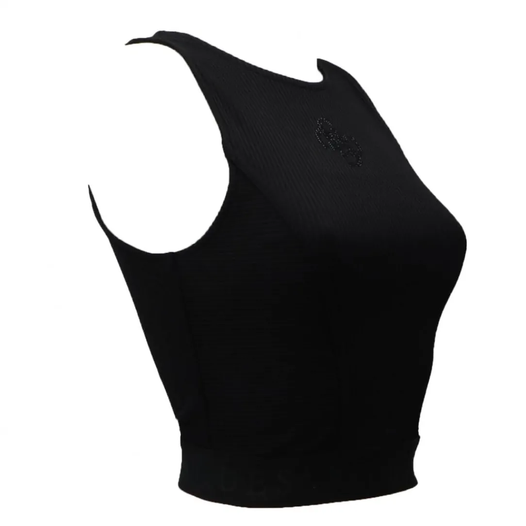 emi_tank_logo_top_nero_1.webp Guess Donna Top-EMI TANK LOGO TOP Nero