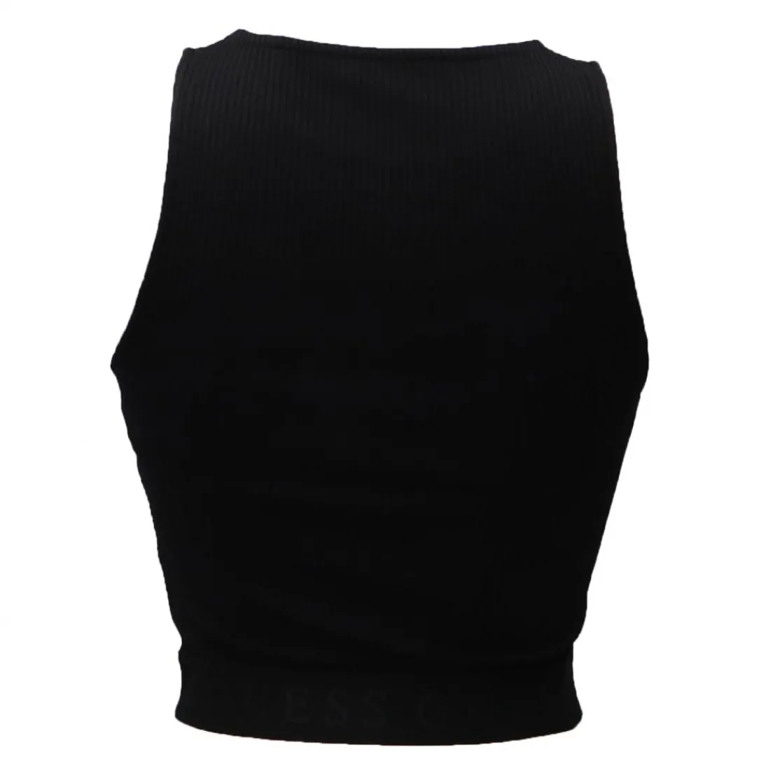 emi_tank_logo_top_nero_2.webp Guess Donna Top-EMI TANK LOGO TOP Nero