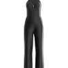 Guess Donna Tute-EMILY SHINY RIB OVERALL Nero