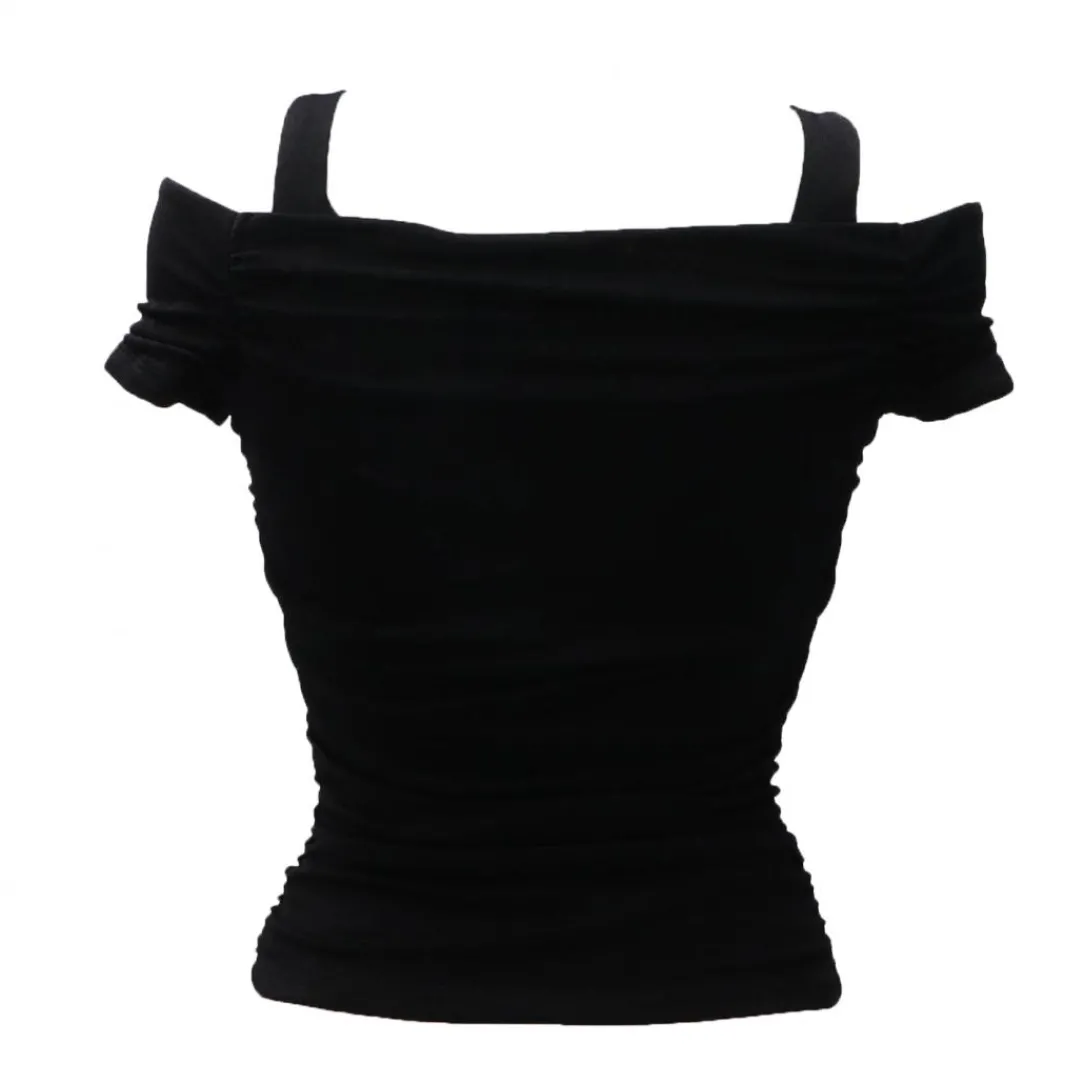 emily_shiny_rib_top_nero_2.webp Guess Donna Maglia-EMILY SHINY RIB TOP Nero
