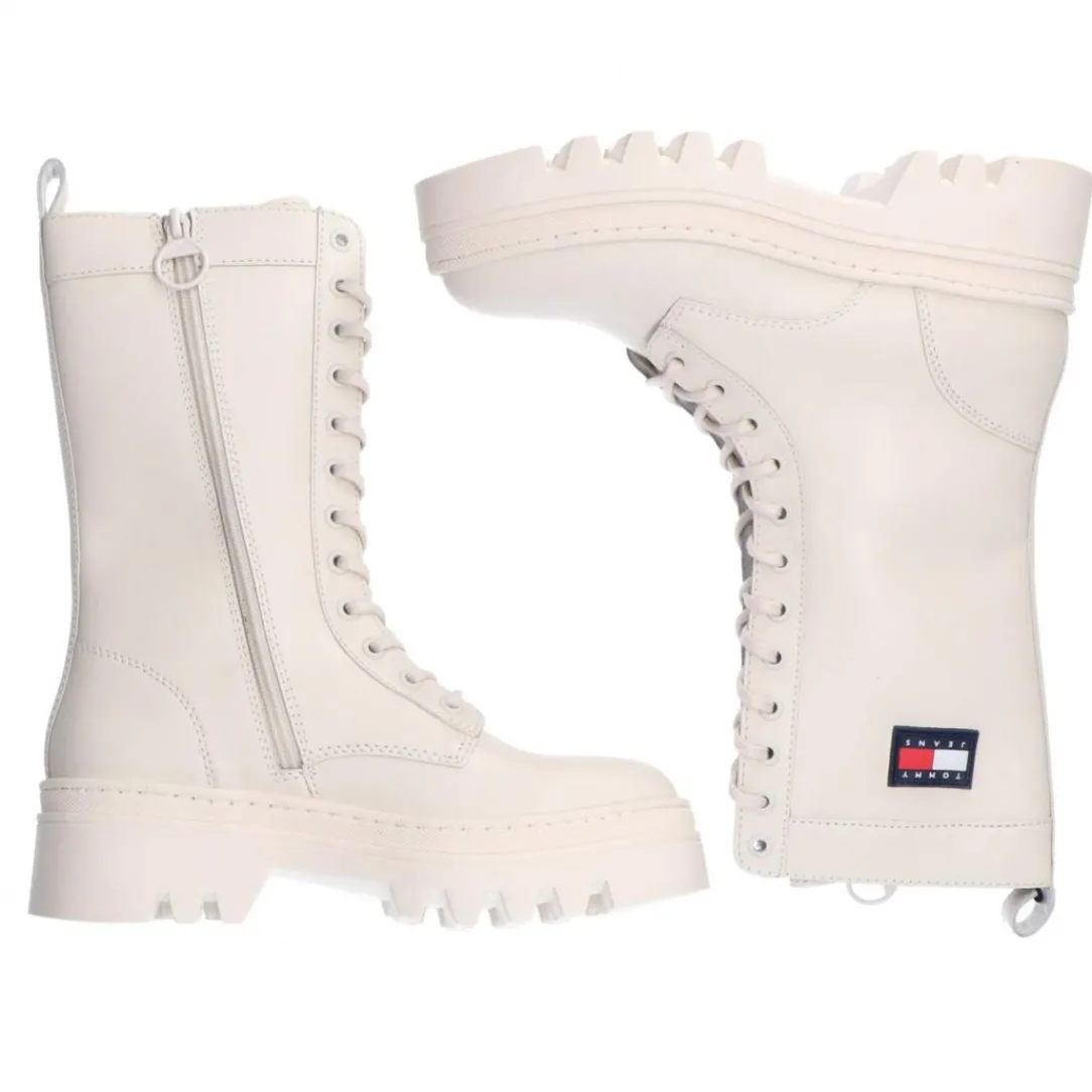 enen_lace_up_beige_4.webp Tommy Hilfiger Donna Stivaletti E Stivali-EN0EN01916 LACE UP Beige