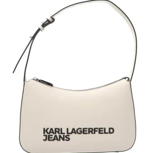 Karl Lagerfeld Donna Borse A Spalla-ESSENTIAL LOGO BAGUETTE 245J3007 Beige