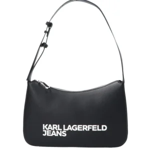 Karl Lagerfeld Donna Borse A Spalla-ESSENTIAL LOGO BAGUETTE 245J3007 Nero