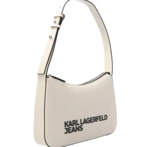 Karl Lagerfeld Donna Borse A Spalla-ESSENTIAL LOGO BAGUETTE 245J3007 Beige