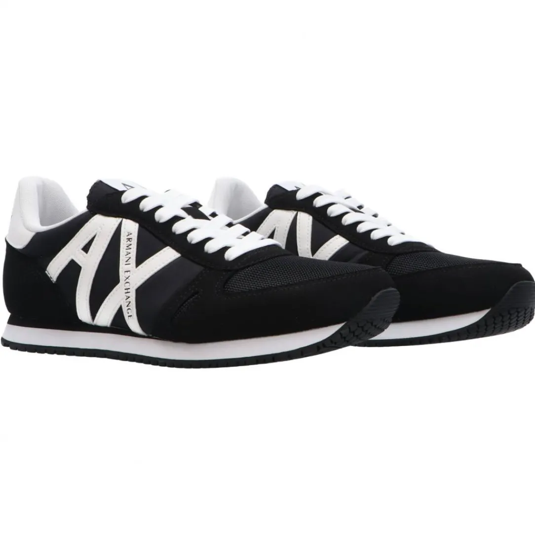 exchange_x_eco_suede_mesh_1-1.webp Armani Uomo Sneakers-Exchange X017 eco suede, mesh e nylon Bianco Nero