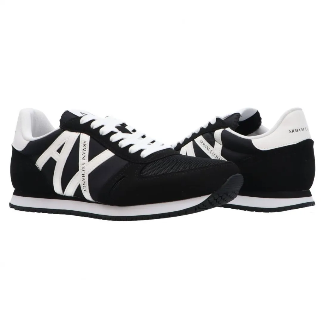 exchange_x_eco_suede_mesh_2-1.webp Armani Uomo Sneakers-Exchange X017 eco suede, mesh e nylon Bianco Nero