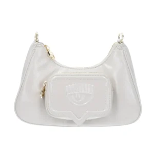 Chiara Ferragni Donna Borse A Spalla-EYELIKE POCKET Grigio Chiaro