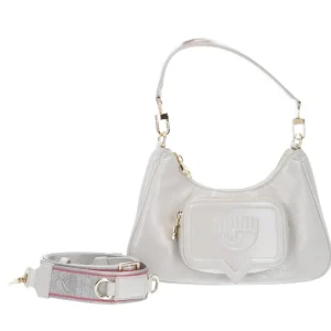 Chiara Ferragni Donna Borse A Spalla-EYELIKE POCKET Grigio Chiaro