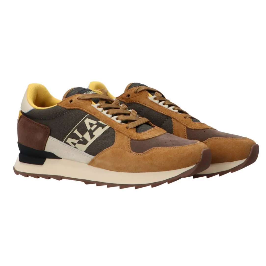 f_stab__marrone_1.webp Napapijri Uomo Sneakers-F4 Stab 01 Marrone