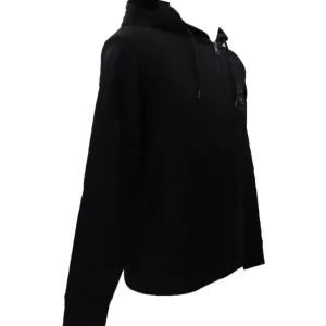 Aereonautica Militare Uomo Felpe-FELPA CAPPUCCIO 1974 Nero