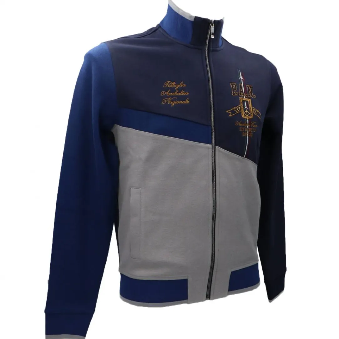 felpa_color_block_blu_gri_1.webp Aeronautica Militare Uomo Felpe-FELPA COLOR BLOCK Blu Grigio